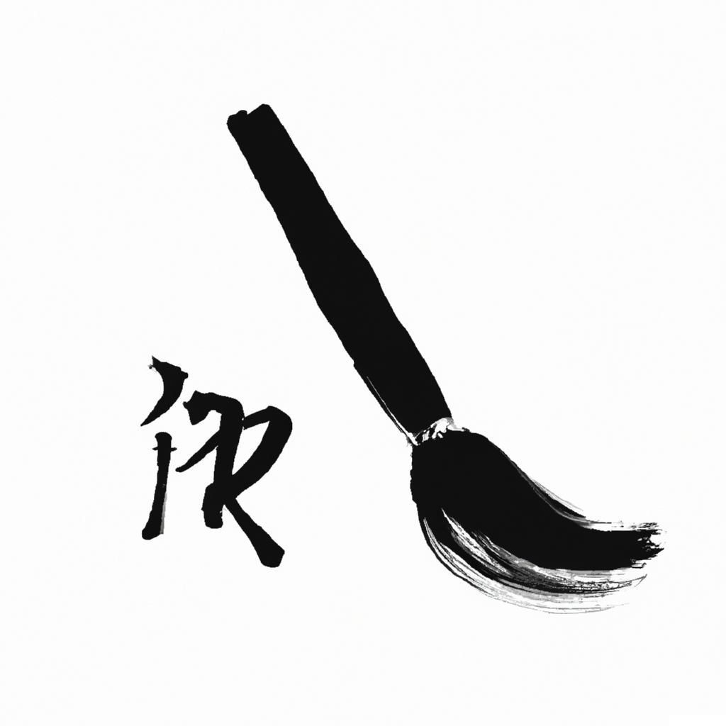 Oh My Kanji icon of a kanji character brush